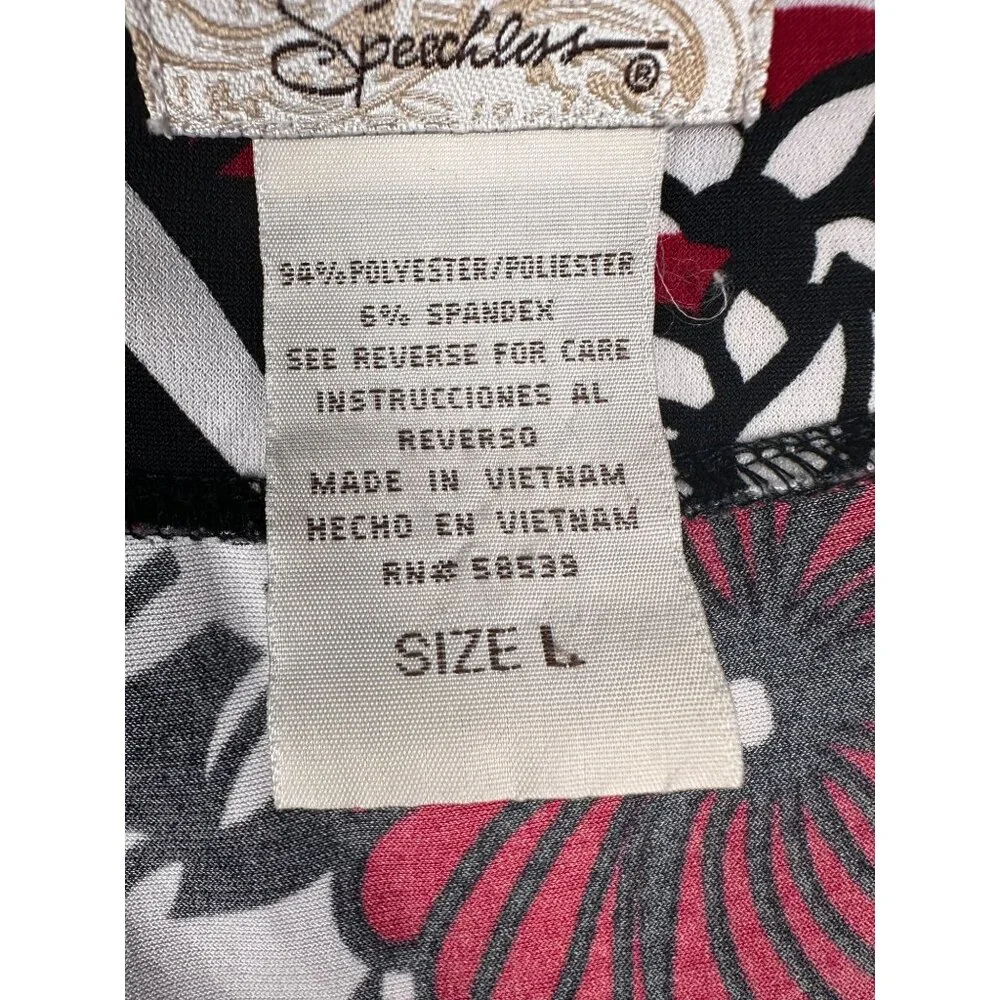 Vintage Y2K Speechless BabyDoll Top Large Black Red White Punk Fairy Grunge - Picture 6 of 9